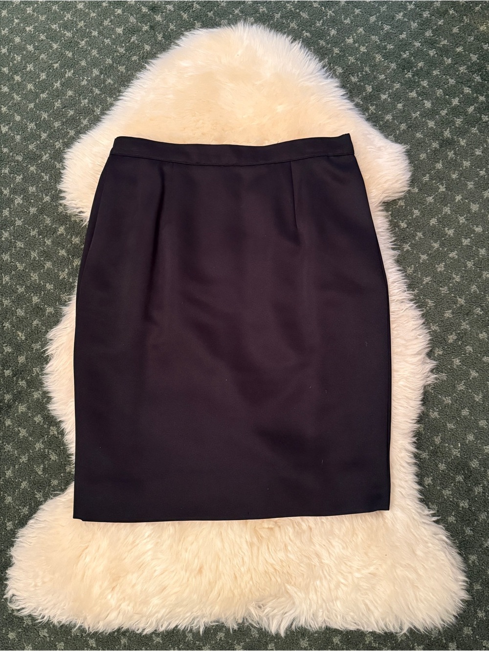 Vintage GALLANT Black Pencil Skirt
